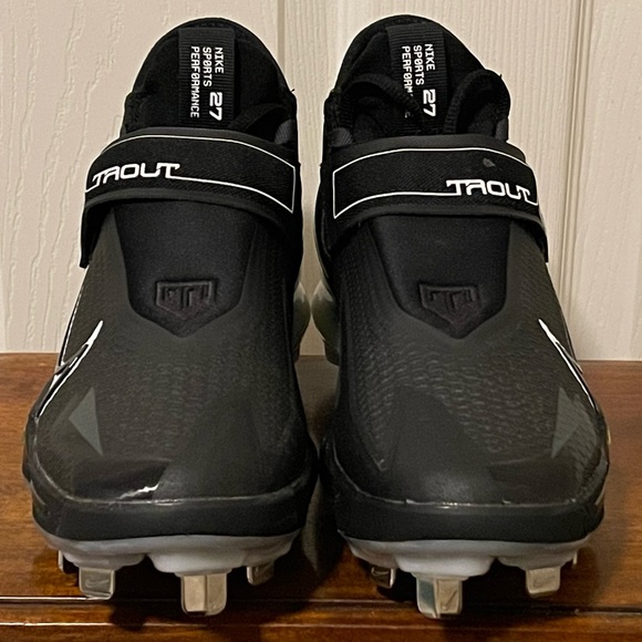 Nike Force Zoom Trout 8 Elite Baseball Cleats CZ5913-010 Black Grey Men Sz 7 NEW - Picture 3 of 10